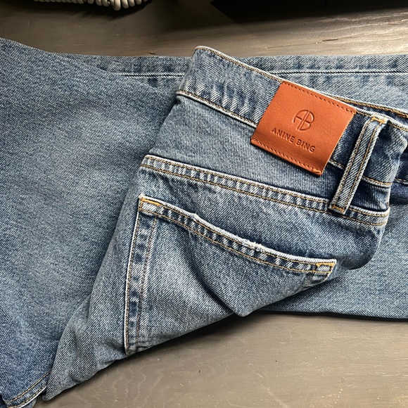 Anine Bing Straight Jeans - Picture 3 of 5